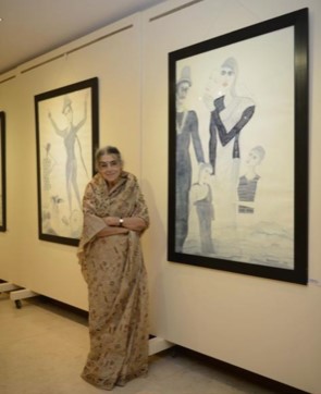 Lalita Lajmi Art exhibition